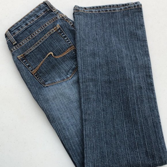 LIKE NEW US POLO ASSN BOOT JEANS 4/26x32 VINTAGE DENIM ⭐ - Picture 3 of 14
